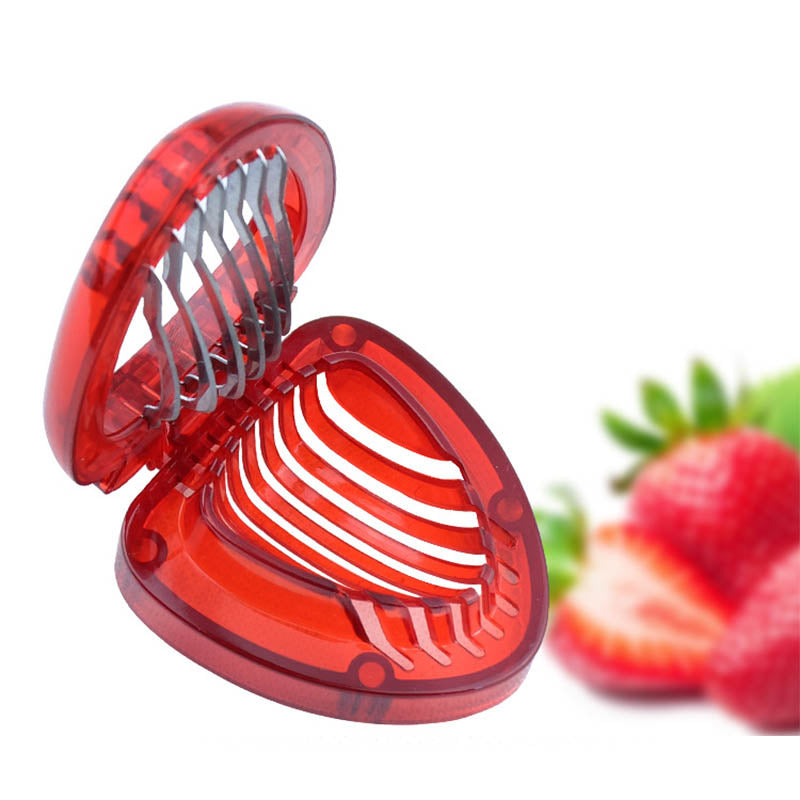 1pc Strawberry Slicer Cream Cake Decorating Tool, Jujube Slicer Egg Cutter  Creative Kitchen Gadget