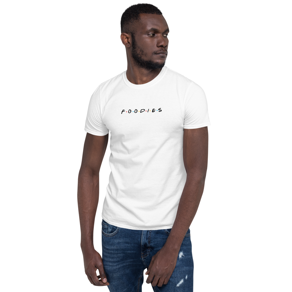 Foodies Short-Sleeve Unisex T-Shirt (White) - iFoodies