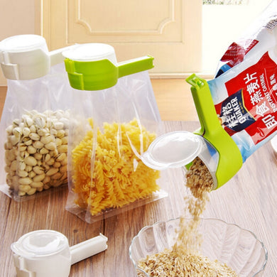 Food Sealing Clip With Built In Pourer - iFoodies